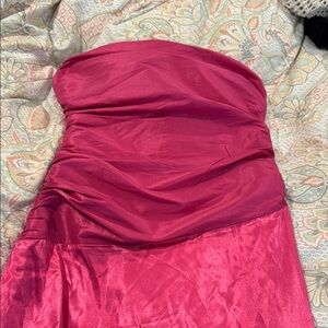 Meshki Fuchsia Strapless Dress